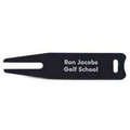 Black Aluminum Golf Divot Tool